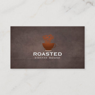 Coffee Pot Coffee Beans   Barista Business Card