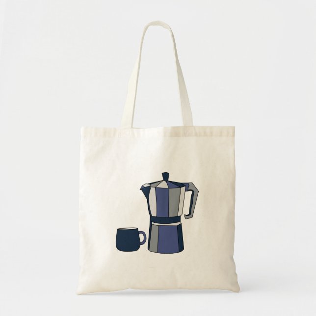 Coffee Pot Coffee Mug Cafe Tote Bag (Front)