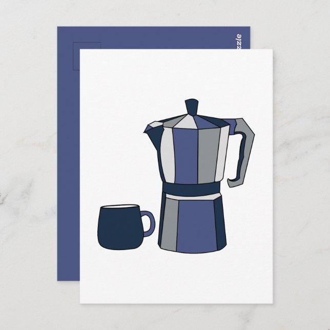 Coffee Pot Coffee Mug  Postcard (Front/Back)