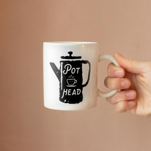 Cool Coffee Pot Mug - 16 oz Unique Coffee Mugs for Home and Office - Funny  Novelty Mug That All Your Friends and Colleagues Will Ask About