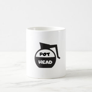 Coffee Pot Head Coffee Mug