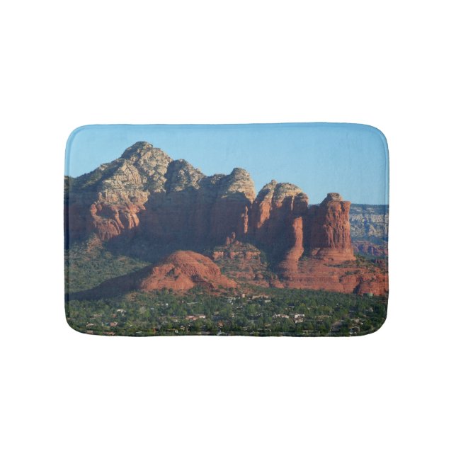 Coffee Pot Rock I in Sedona Arizona Bath Mat (Front)