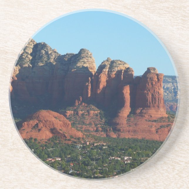 Coffee Pot Rock I in Sedona Arizona Coaster (Front)