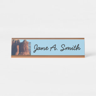 Coffee Pot Rock I in Sedona Arizona Desk Name Plate