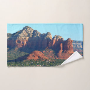 Coffee Pot Rock I in Sedona Arizona Hand Towel