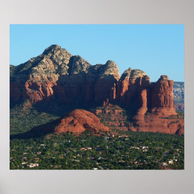 Coffee Pot Rock I in Sedona Arizona Poster (Front)