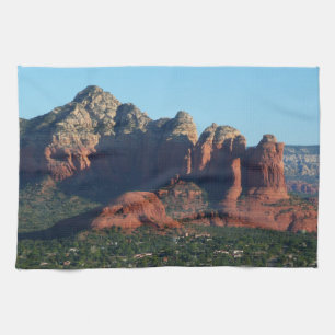 Coffee Pot Rock I in Sedona Arizona Tea Towel