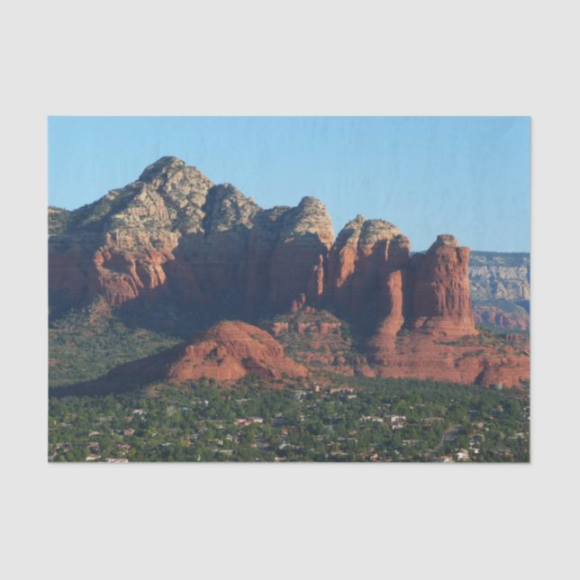 Coffee Pot Rock I in Sedona Arizona Tissue Paper (Front)