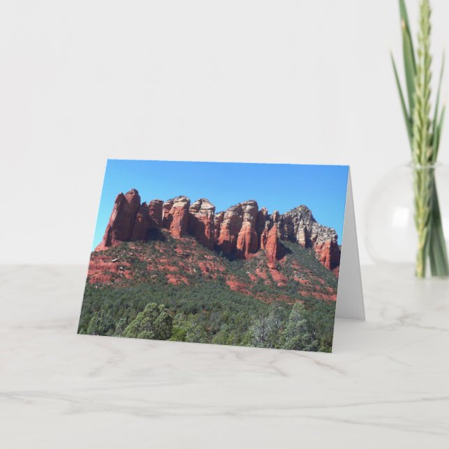 Coffee Pot Rock II in Sedona Arizona Card (Front)