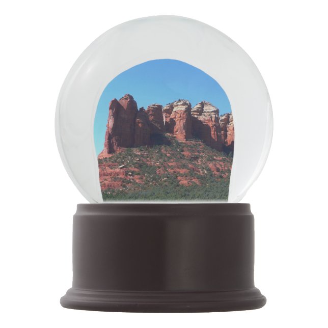 Coffee Pot Rock II in Sedona Arizona Snow Globe (Front)