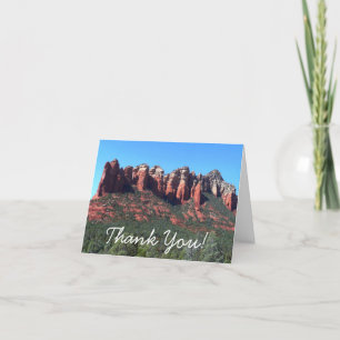 Coffee Pot Rock II in Sedona Arizona Thank You Card