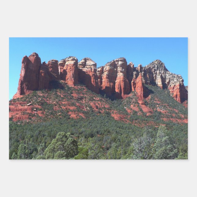 Coffee Pot Rock II in Sedona Arizona Wrapping Paper Sheet (Front)