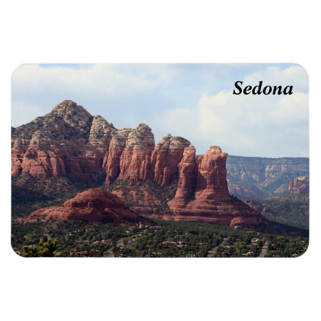 Coffee Pot Rock Magnet (Horizontal)