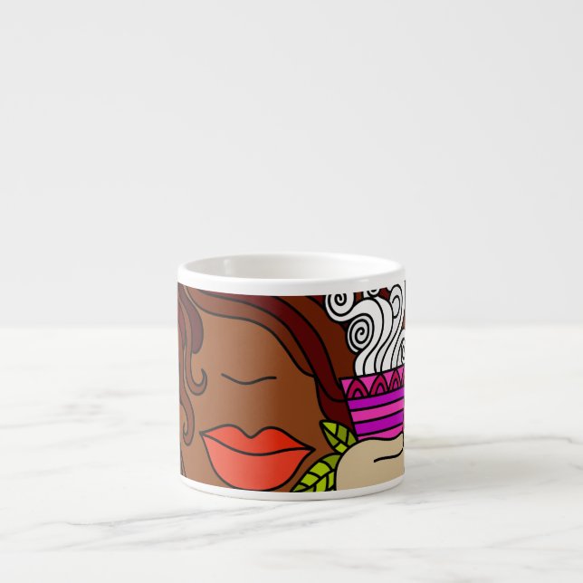 Coffee Pretty Fantasy 2 Espresso Cup (Front)