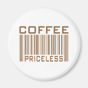 Coffee Priceless Bar Code Tees Gifts Magnet