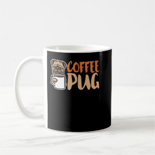 Coffee Pug Dog Is Love, I Love My Pug Baby, Pet Lo Mug