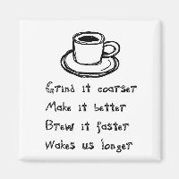 Coffee Punk Magnet