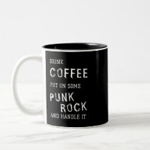 COFFEE & PUNK ROCK MUG