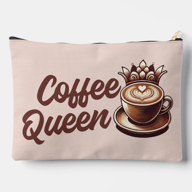 Coffee Queen Accessory Pouch (Back)