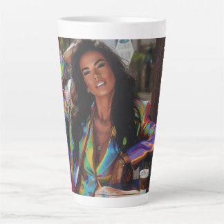 Coffee Queen Digital Art Latte Mug