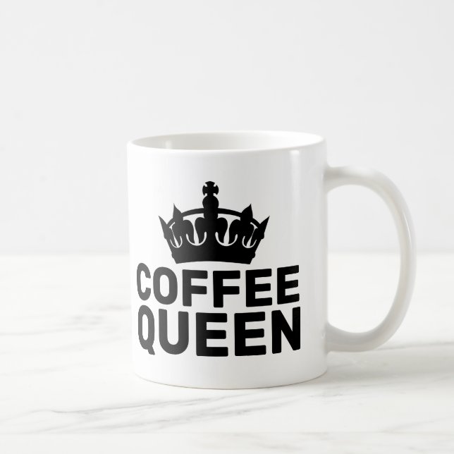 COFFEE QUEEN MUGS CUPS (Right)