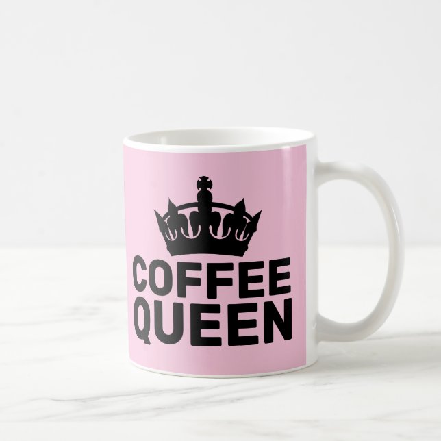 COFFEE QUEEN MUGS CUPS (Right)