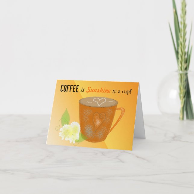 Coffee Quote Card (Front)