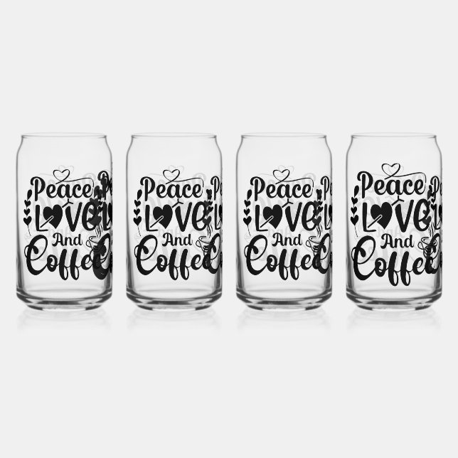 Coffee Quote Element Can Glass (Front)