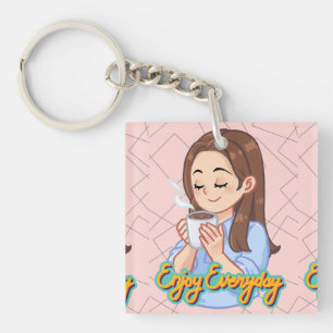  coffee quote  key ring