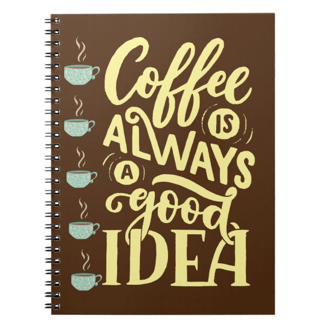 coffee quote notebook (Front)