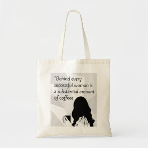 coffee quote tote bag