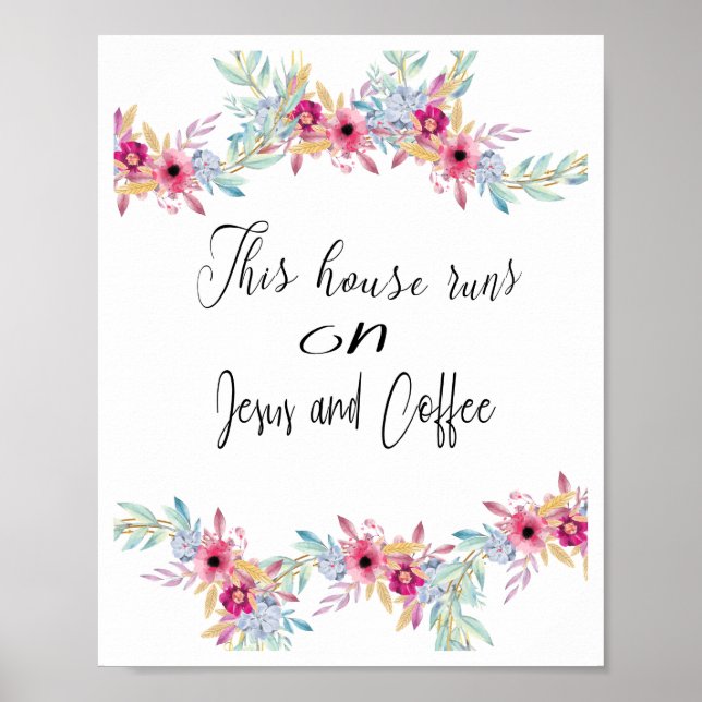 Coffee quotes art prints (Front)