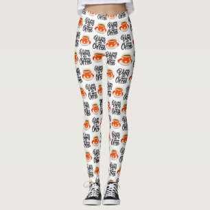 COFFEE QUOTES LEGGINGS