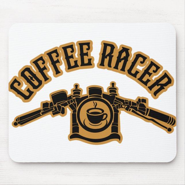 COFFEE RACER MOUSE MAT (Front)