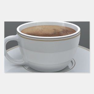 Coffee Rectangular Sticker