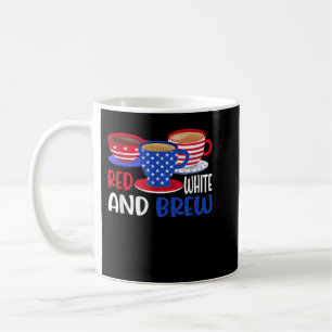 Coffee Red White And Brew 4th Of July Patriotic Wo Mug