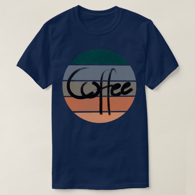 Coffee retro design T-Shirt (Design Front)