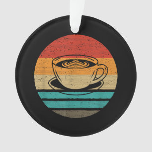 Coffee Retro Style Vintage Ornament