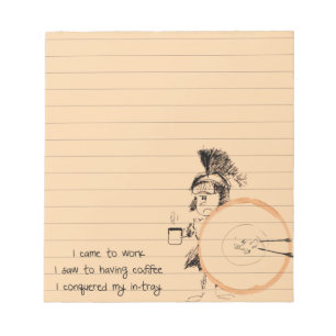 coffee ring note pad