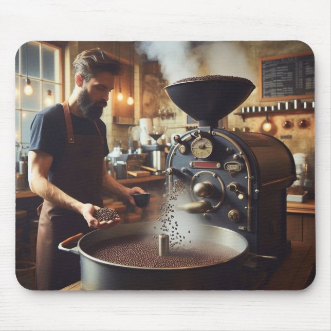 Coffee Roaster Mouse Mat (Front)