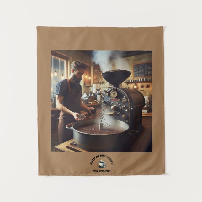 Coffee Roaster Tapestry (Front)