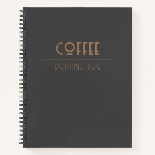 Coffee Roasting Log Notebook