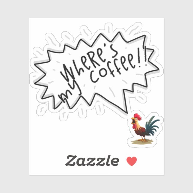 Coffee Rooster (Sheet)