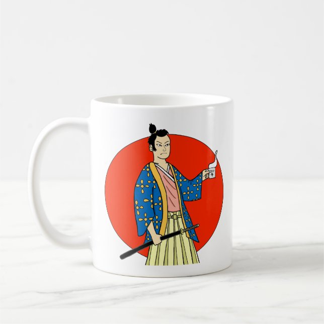 Coffee Samurai Mug (Left)