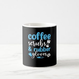 Coffee Scrub And Rubber Gloves Medical Assistant Mug