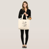 Coffee Scrubs And Rubber Gloves Nurse Tote