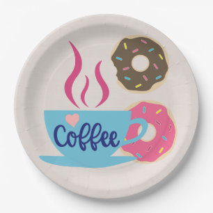 Coffee Shop A Paper Plate