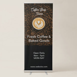 Coffee Shop Banner Sign   Cafe Grand Opening Banne