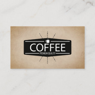 Coffee Shop   Barista Business Card