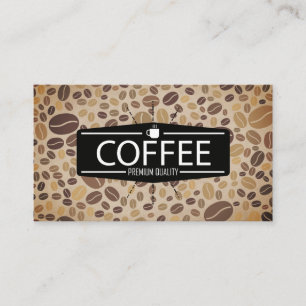 Coffee Shop   Barista Coffee Beans Business Card